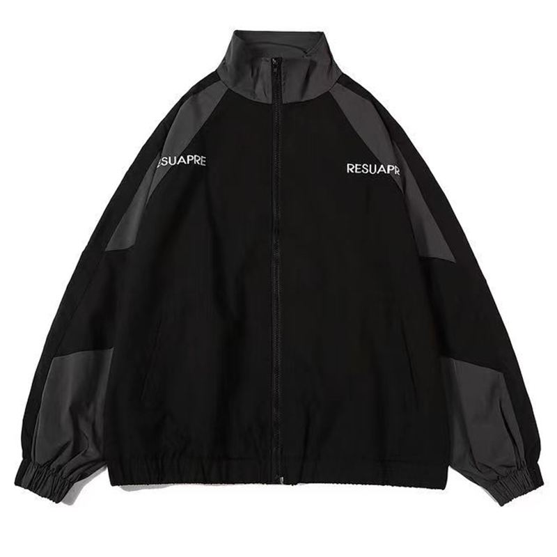 Street Fashion Of Japan - Hommes haute rue Patchwork couleur noir