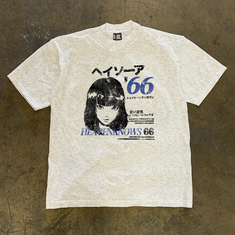 Street Fashion Shibuya - T-shirt tendance à manches courtes pour