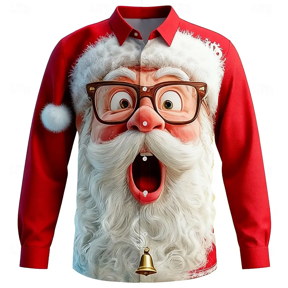 Street Fashion Fall 2025 - Manches longues graphiques 3D pour hommes