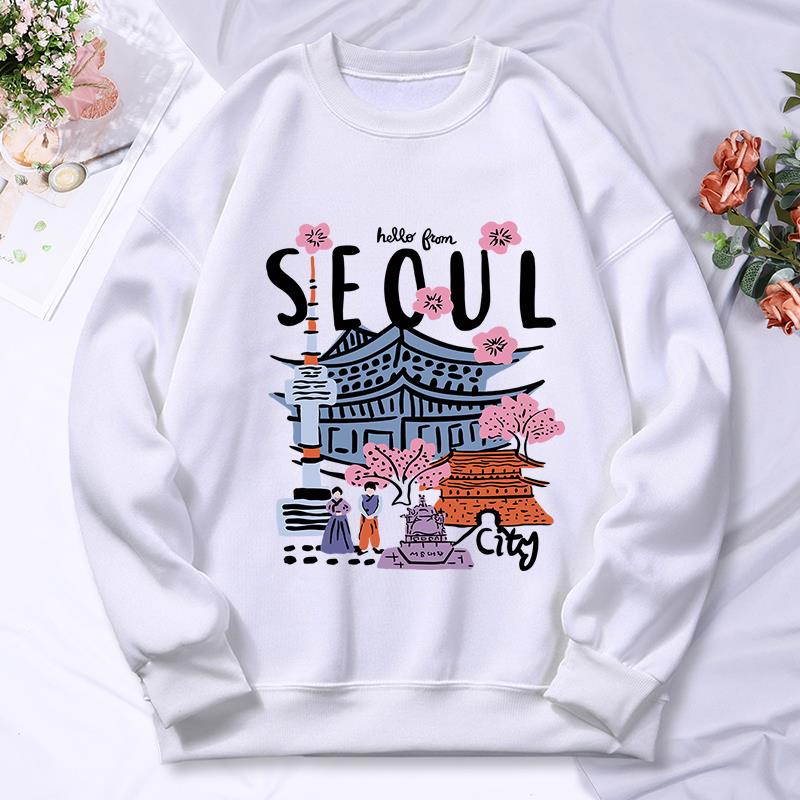 Street Fashion Of Seoul - Séoul beau paysage impression femmes à