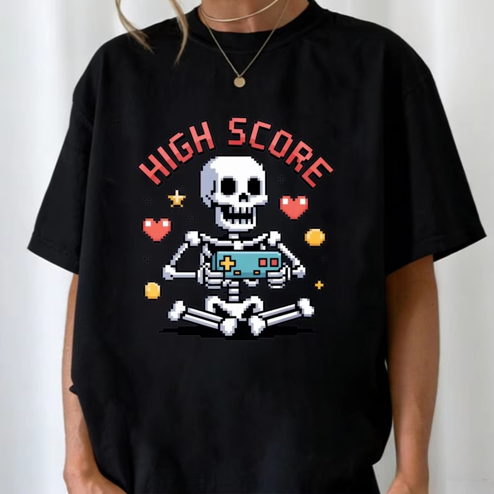 Street Fashion Videos - T-shirt Streetwear Unisexe High Score Pixel