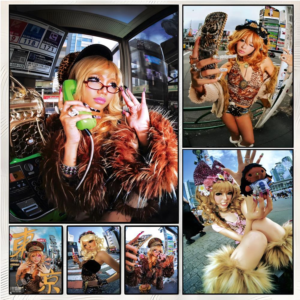 Street Fashion Shibuya - Affiche tendance Street G-Gyaru Shibuya Japon