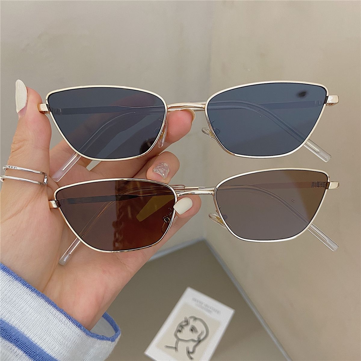 Street Fashion Glasses - Lunettes de soleil en métal en