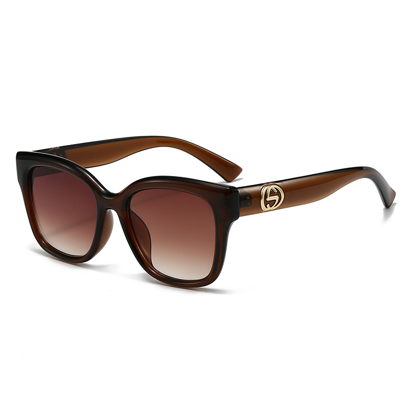 Street Fashion Glasses - Lunettes rétro minimalistes de couleur unie,