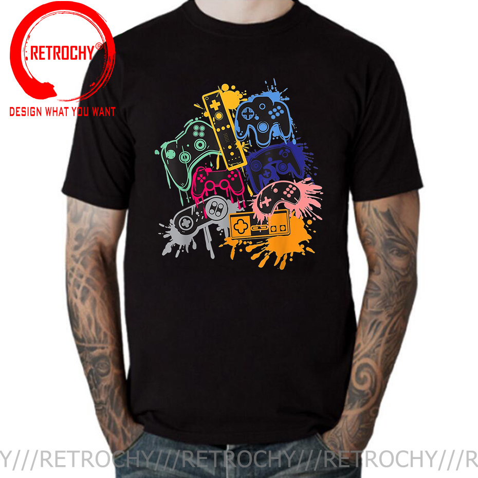 Street Fashion Videos - T-shirt Splash Ink Art Control All