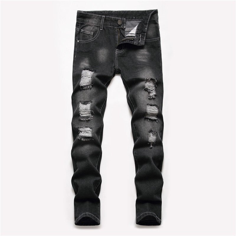 Distressed Jean Rip - Denims garçon enfants jean pantalon droit
