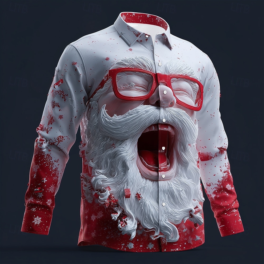 Street Fashion Fall 2025 - Manches longues graphiques 3D pour hommes