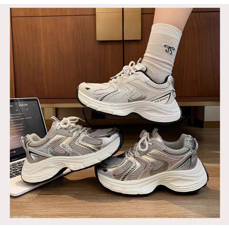 Street Fashion Korea - Baskets décontractées pour femme, style 'Dad