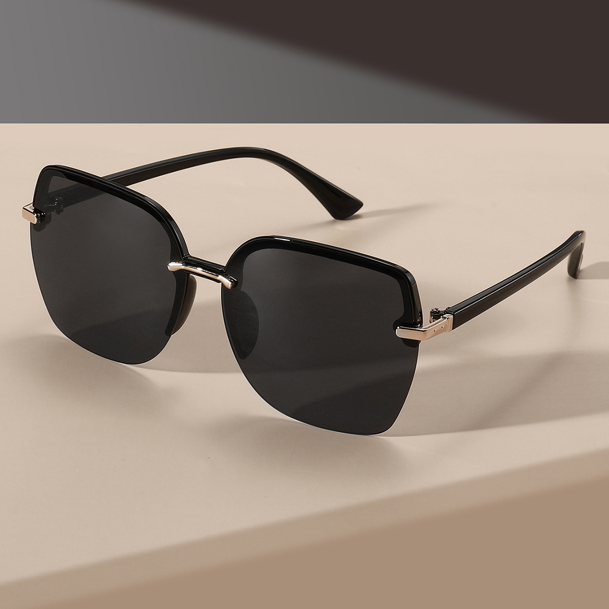 Street Fashion Glasses - Lunettes rétro minimalistes à grande monture