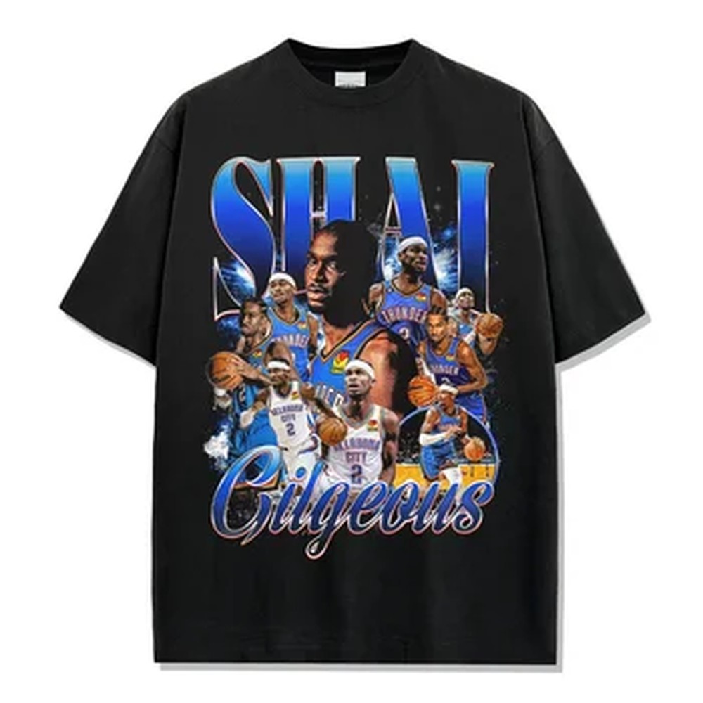 Street Fashion Mood - T-shirt graphique Shai Gilgeous-Alexander Thunder Legend,