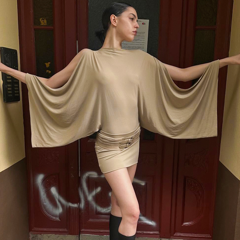 Street Fashion Fall 2025 - DSMTRC évider décontracté robes de soirée