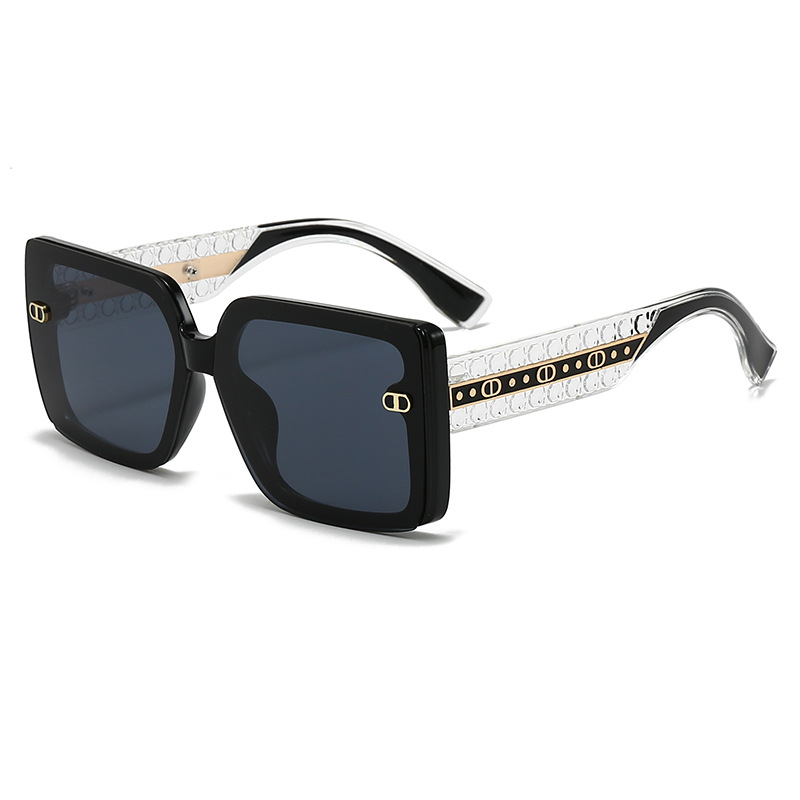 Street Fashion Glasses - Lunettes rétro minimalistes à grande monture,