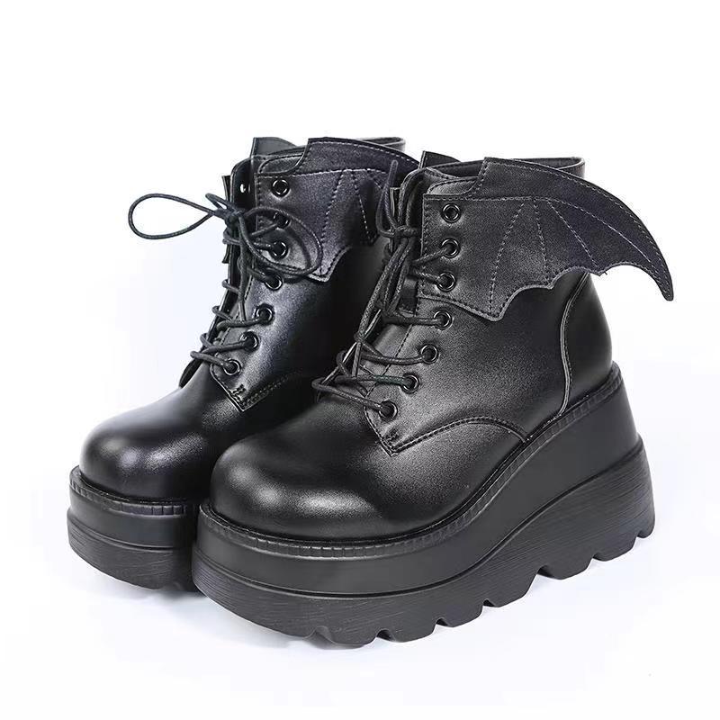 Bottines gothiques à plateform - Street Fashion Plus Size avis et prix