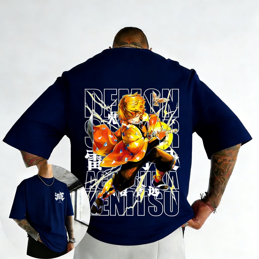 T-shirt imprimé Demon Slayer p - Street Fashion Of Japan avis et prix