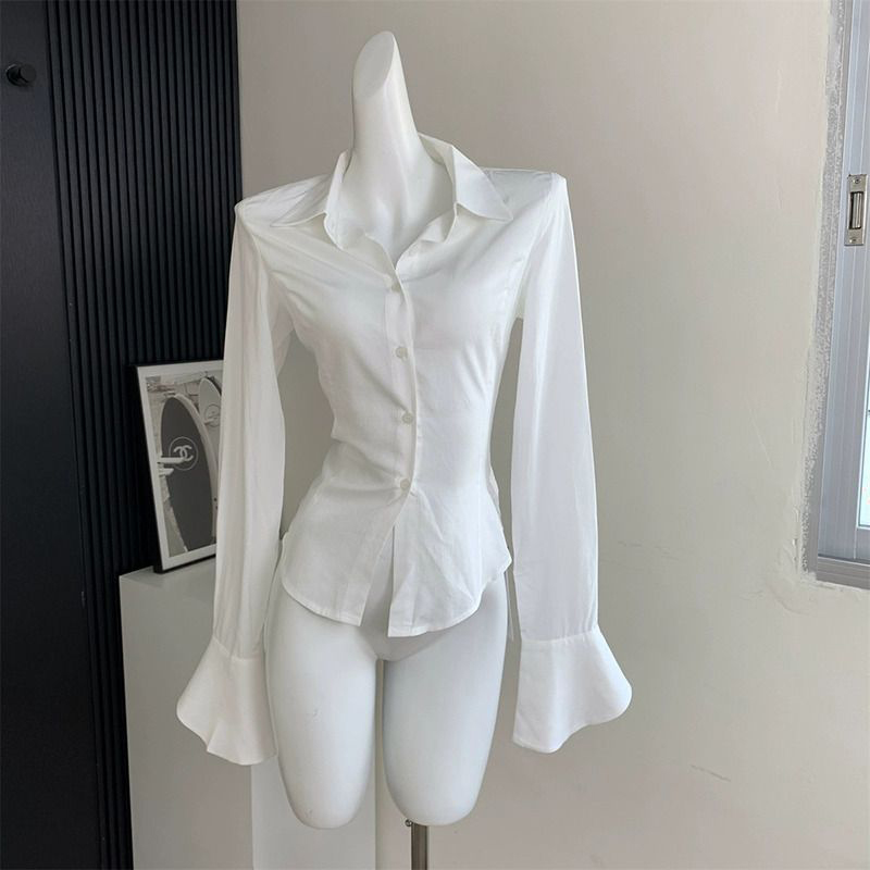 Gidyq-Chemises bandage noires  - Street Fashion Korea avis et prix