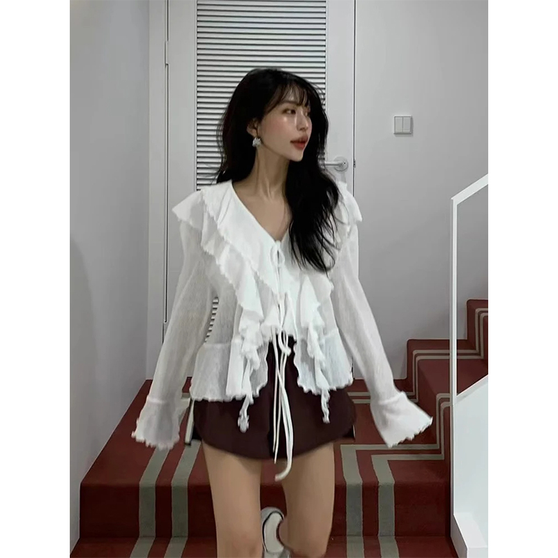 MEXZT recadrée chemises blanch - Street Fashion Korea avis et prix