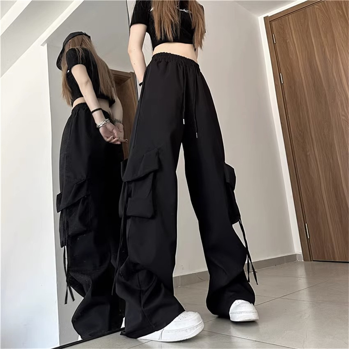 Grande taille femmes Cargo pan - Street Fashion Plus Size avis et prix