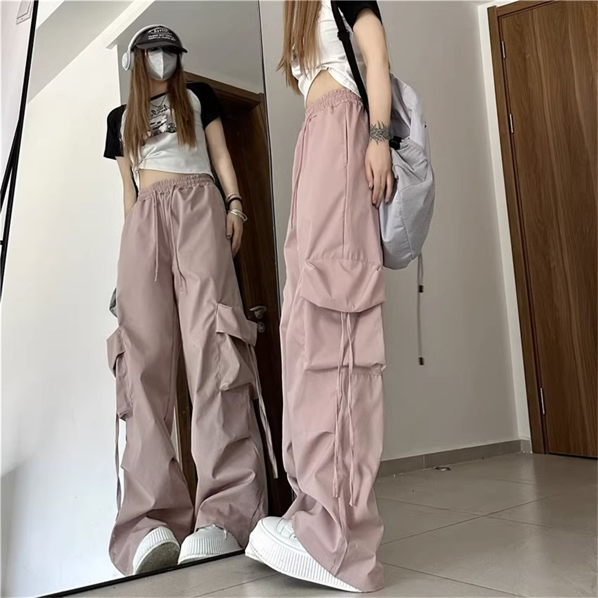Grande taille femmes Cargo pan - Street Fashion Plus Size avis et prix