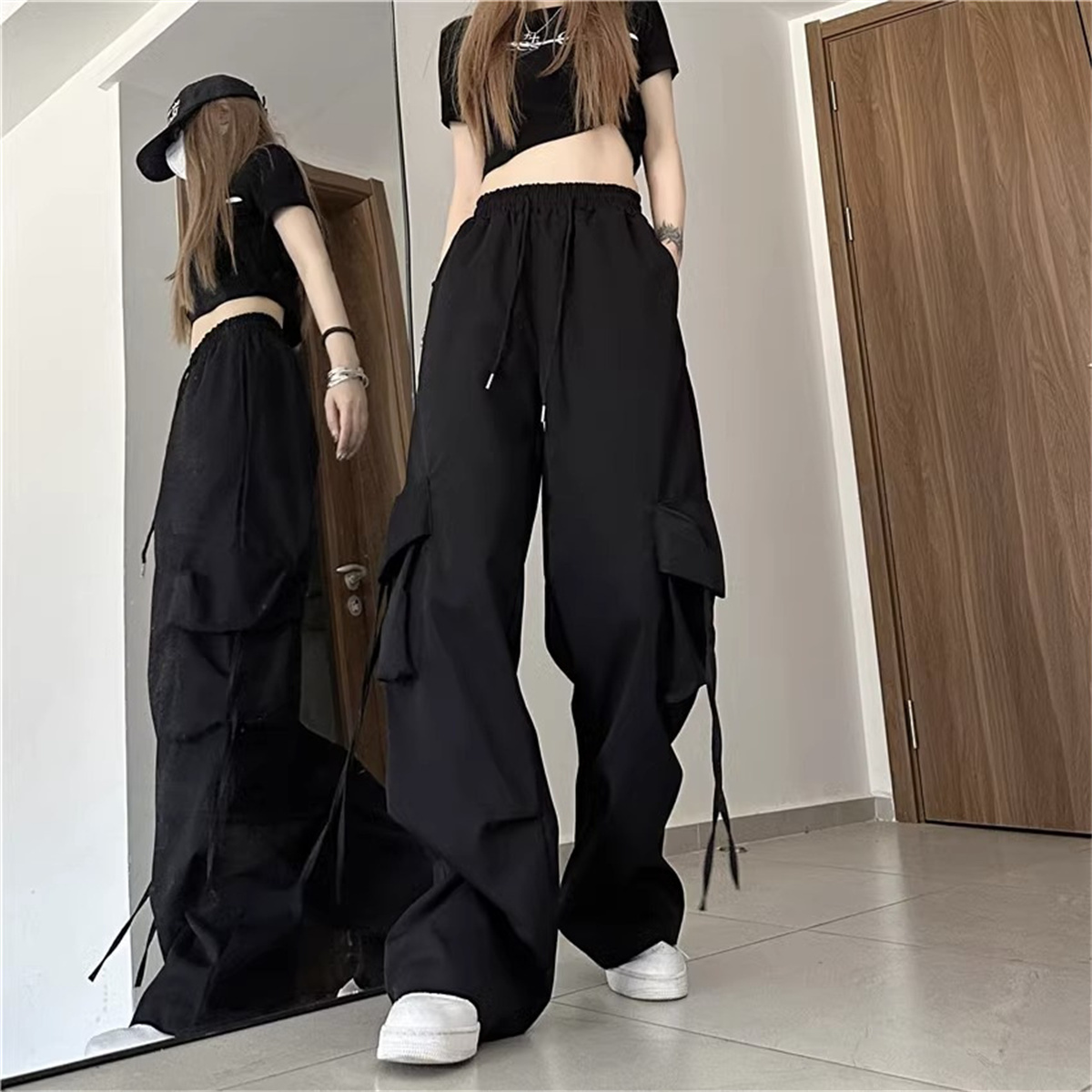 Grande taille femmes Cargo pan - Street Fashion Plus Size avis et prix