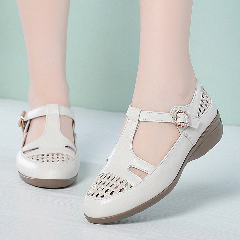 Nouvelles Sandales Plates en C - Street Fashion Plus Size avis et prix