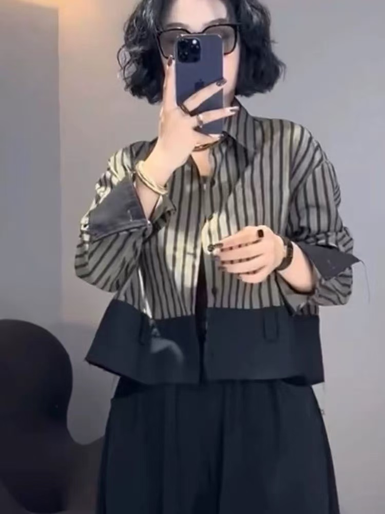 Vestes courtes au Design rétro - Street Fashion Korea avis et prix