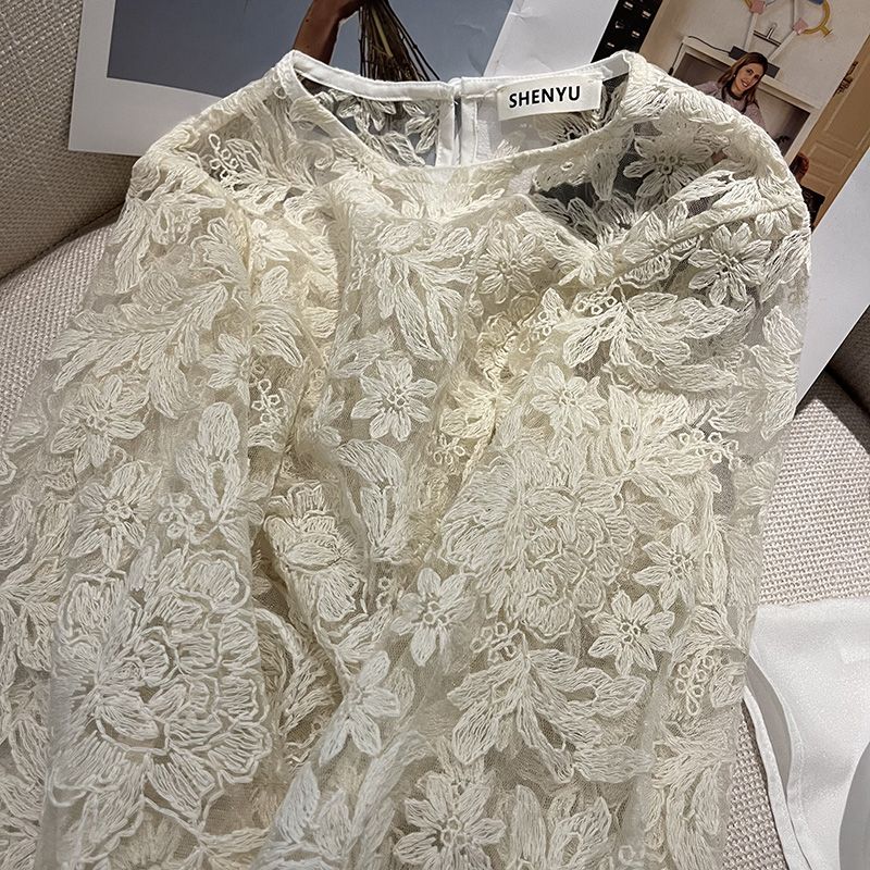 MEXZT élégant pure blanc chemi - Street Fashion Korea avis et prix