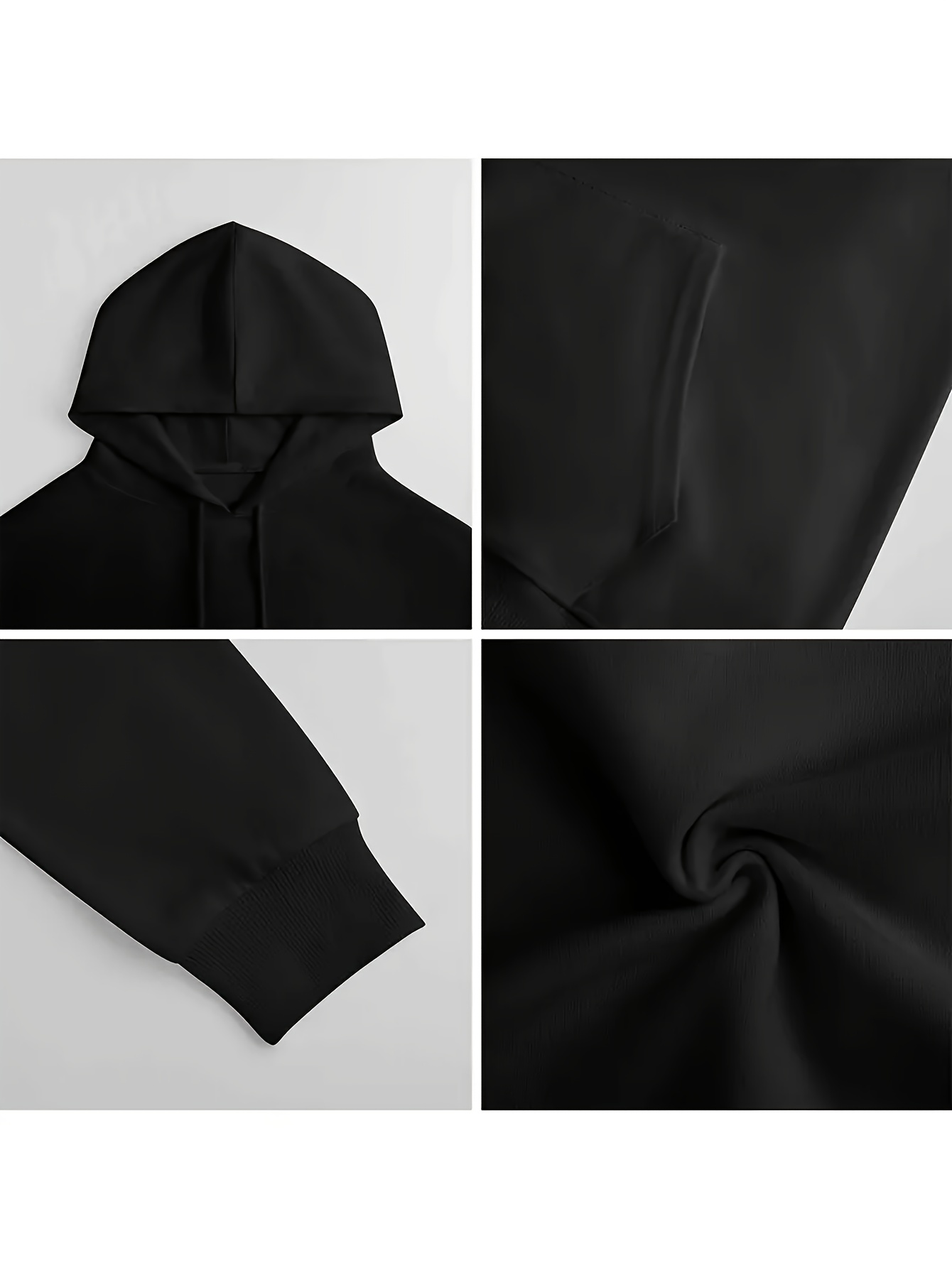 Sweat à capuche noir pour homm - Street Fashion Now avis et prix
