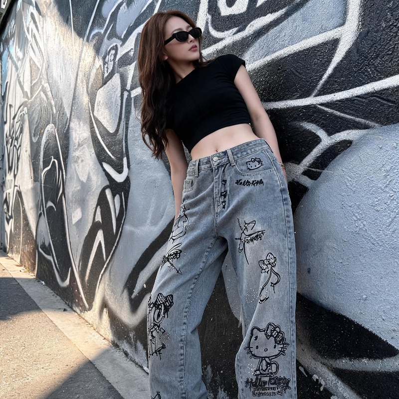 Jeans décontractés pour femme  - Street Fashion Model avis et prix