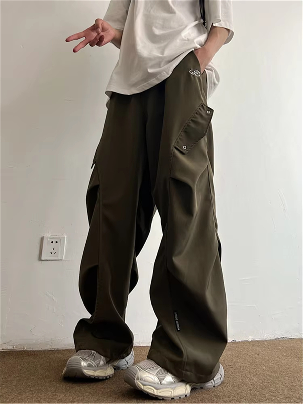 Pantalon cargo Techwear pour h - Street Fashion Korea avis et prix