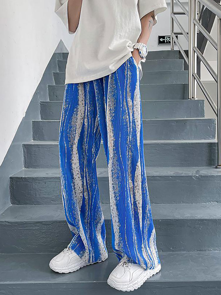 Pantalon Baggy d'été en soie g - Street Fashion Korea avis et prix