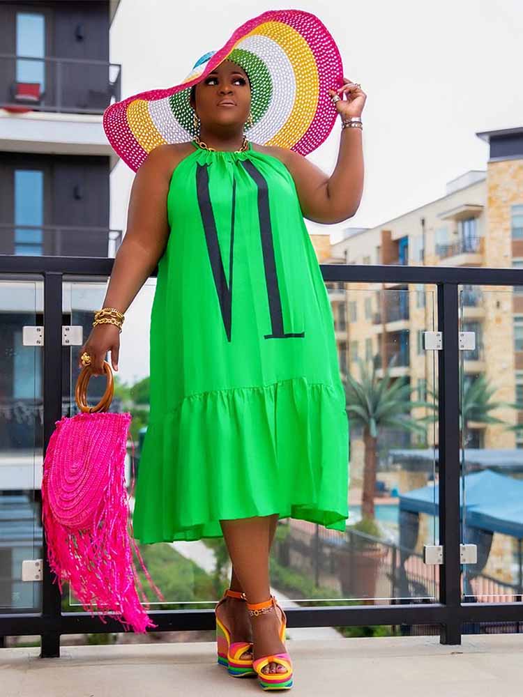 Robe d'été décontractée pour f - Street Fashion Plus Size avis et prix