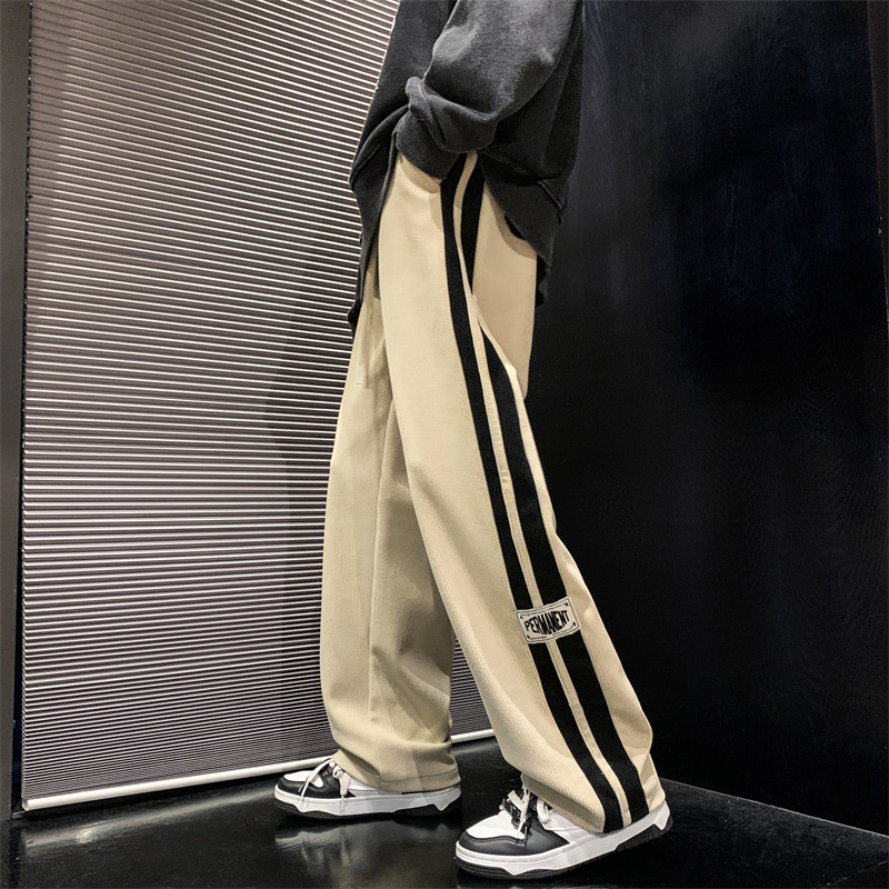 Pantalon décontracté en velour - Street Fashion Korea avis et prix