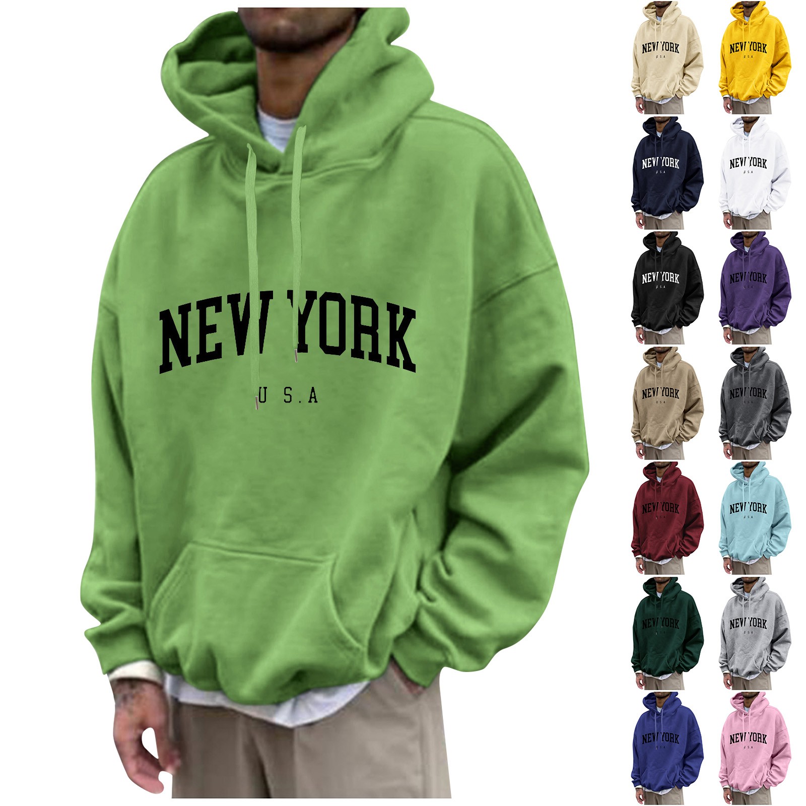 Sweats à capuche College New Y - Street Fashion Of New York avis et prix