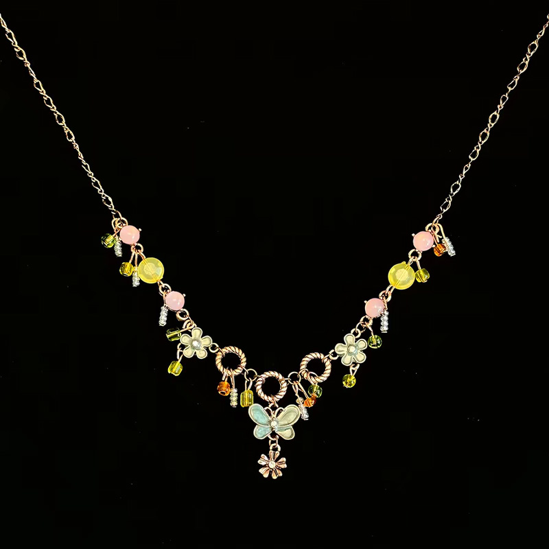 Collier Papillon Fleur pour Fe - Street Fashion Videos avis et prix