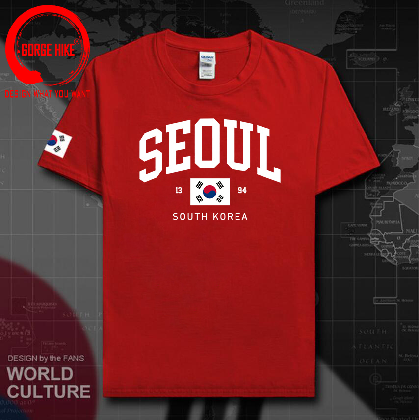 T-shirts unisexes avec drapeau - Street Fashion Of Seoul avis et prix