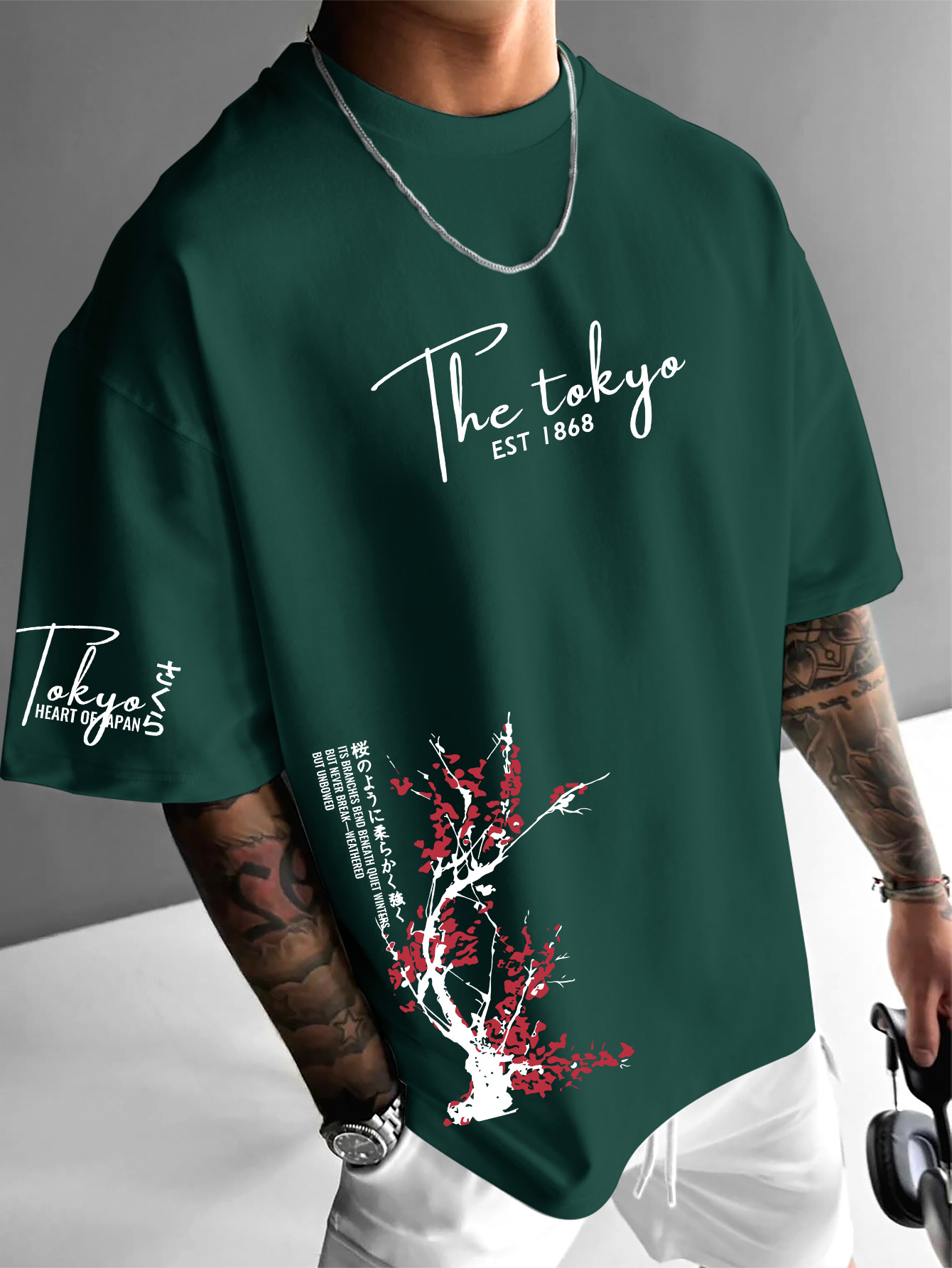 Tokyo EST 1868 T-shirt à manch - Street Fashion Shibuya avis et prix