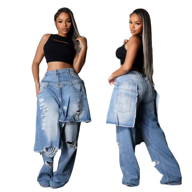Mode Denim pantalon femmes Str - Street Fashion Fall 2025 avis et prix