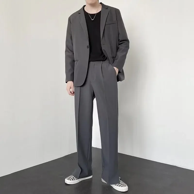 Pantalon de costume ample et d - Street Fashion Korea avis et prix