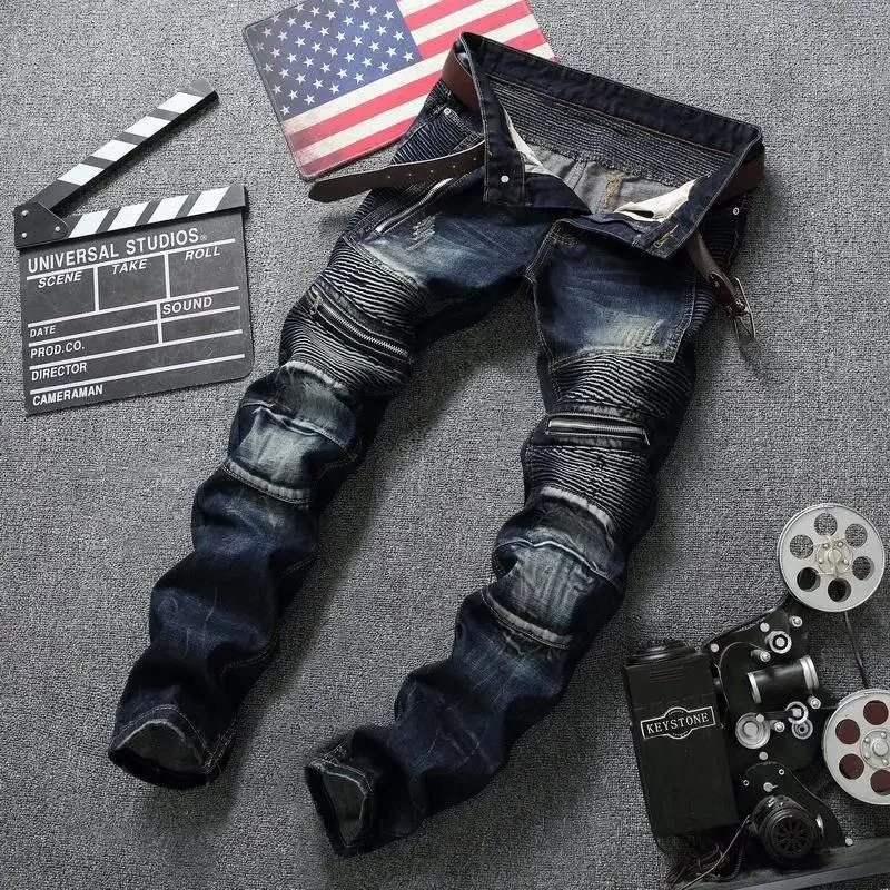 Punk Street Style déchiré jean - Distressed Jean Rip avis et prix