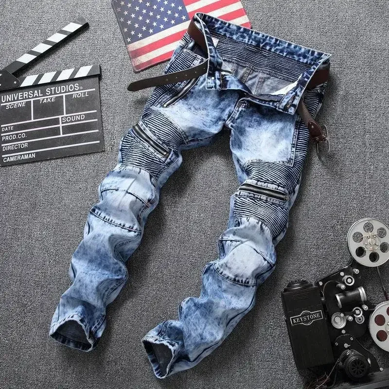 Punk Street Style déchiré jean - Distressed Jean Rip avis et prix