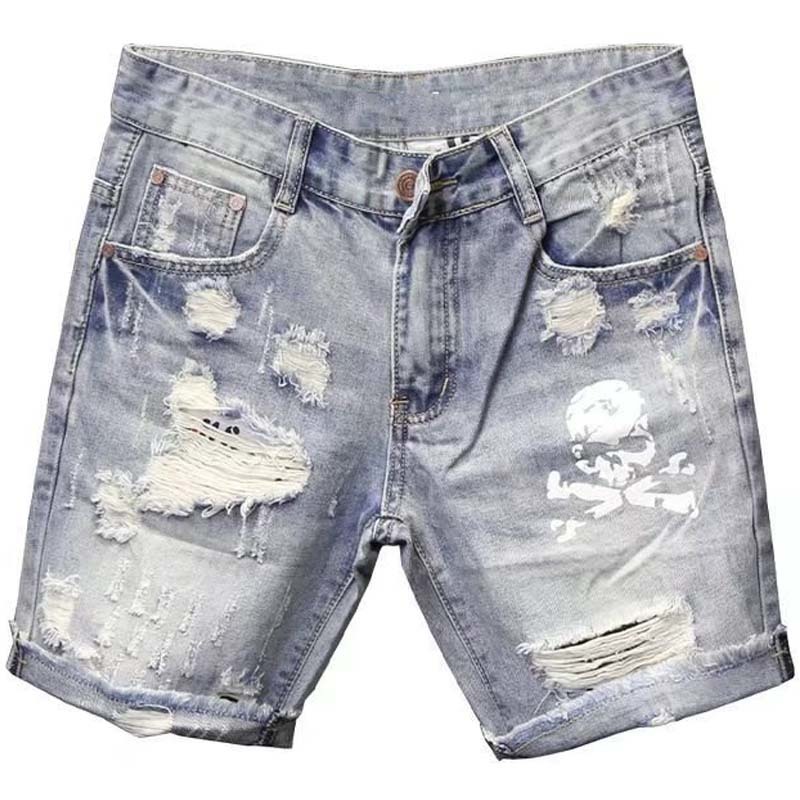 Été hommes usé perle trou mend - Street Fashion Korea avis et prix